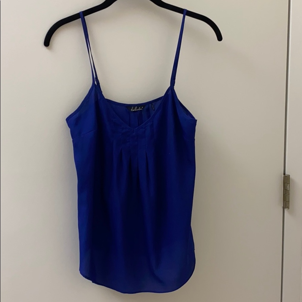 Blue Talula Tank Top from Aritzia